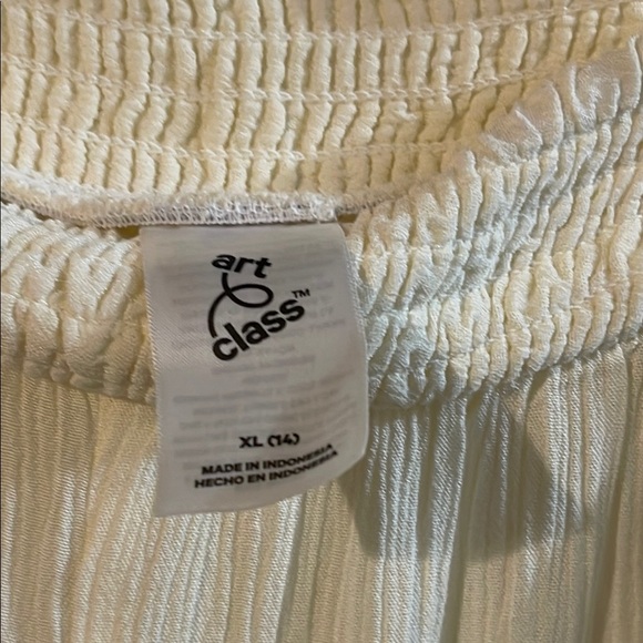 Art Class Cream Wide-Leg Trousers - Picture 6 of 9